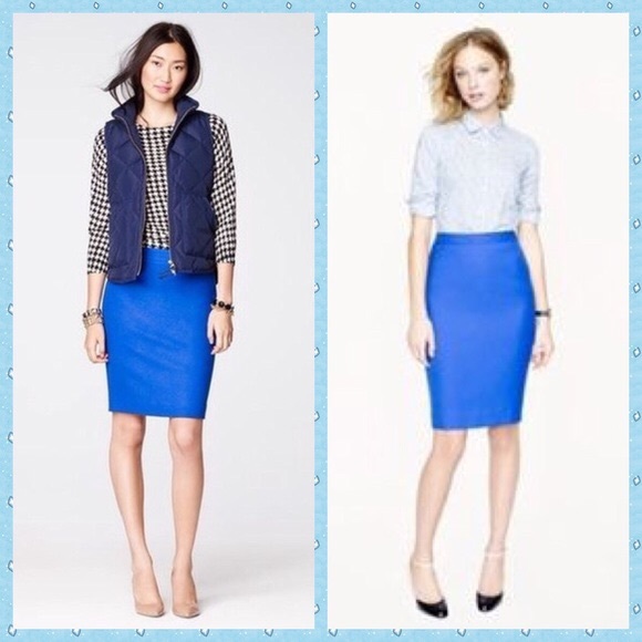 SOLD J. Crew No 2 Wool Pencil Skirt - Picture 8 of 8